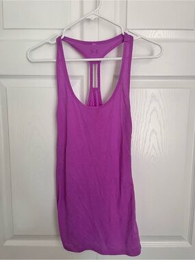 Under Armour Women's Bright Purple T-Back Training Tank